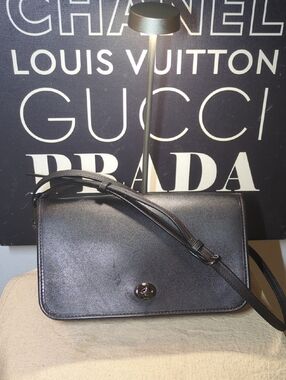 Coach 75th AnniversaryRe- Edition Turnlock Dinky Crossbody Bag Style#57422